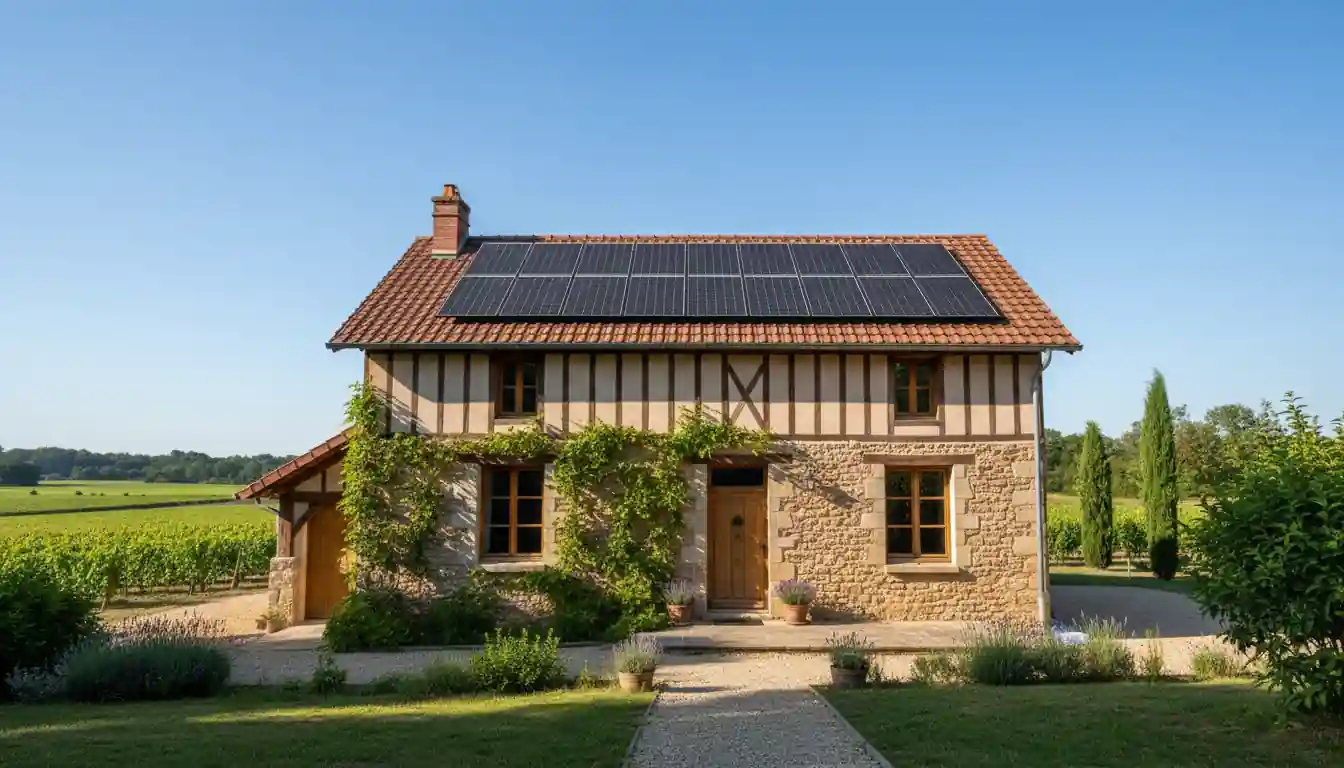 Installation de Panneaux Solaires à Targon, Naudin